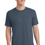 Port & Company Mens Core Short Sleeve Crewneck T-Shirt - Steel Blue