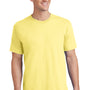Port & Company Mens Core Short Sleeve Crewneck T-Shirt - Yellow