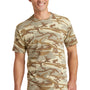 Port & Company Mens Core Short Sleeve Crewneck T-Shirt - Desert Camo