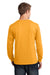 Port & Company PC54LS Mens Core Long Sleeve Crewneck T-Shirt Gold Back