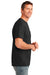 Port & Company PC54P Mens Core Short Sleeve Crewneck T-Shirt w/ Pocket Black Side