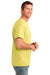 Port & Company PC54P Mens Core Short Sleeve Crewneck T-Shirt w/ Pocket Yellow Side