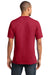 Port & Company PC54V Mens Core Short Sleeve V-Neck T-Shirt Red Back