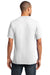Port & Company PC54V Mens Core Short Sleeve V-Neck T-Shirt White Back