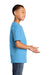 Port & Company PC54Y Youth Core Short Sleeve Crewneck T-Shirt Aqua Blue Side