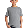 Port & Company Youth Core Short Sleeve Crewneck T-Shirt - Heather Grey