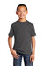 Port & Company PC54Y Youth Core Short Sleeve Crewneck T-Shirt Charcoal Grey Front