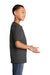 Port & Company PC54Y Youth Core Short Sleeve Crewneck T-Shirt Heather Dark Grey Side