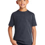 Port & Company Youth Core Short Sleeve Crewneck T-Shirt - Heather Navy Blue