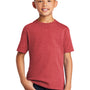Port & Company Youth Core Short Sleeve Crewneck T-Shirt - Heather Red