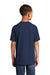 Port & Company PC54Y Youth Core Short Sleeve Crewneck T-Shirt Navy Blue Back