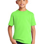 Port & Company Youth Core Short Sleeve Crewneck T-Shirt - Neon Green