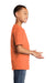 Port & Company PC54Y Youth Core Short Sleeve Crewneck T-Shirt Neon Orange Side