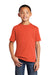 Port & Company PC54Y Youth Core Short Sleeve Crewneck T-Shirt Orange Front