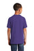 Port & Company PC54Y Youth Core Short Sleeve Crewneck T-Shirt Purple Back