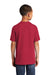 Port & Company PC54Y Youth Core Short Sleeve Crewneck T-Shirt Red Back
