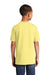Port & Company PC54Y Youth Core Short Sleeve Crewneck T-Shirt Yellow Back