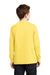Port & Company PC54YLS Youth Core Long Sleeve Crewneck T-Shirt Yellow Back