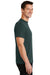 Port & Company PC55 Mens Core Short Sleeve Crewneck T-Shirt Dark Green Side