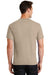 Port & Company PC55 Mens Core Short Sleeve Crewneck T-Shirt Sand Brown Back