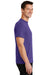 Port & Company PC55 Mens Core Short Sleeve Crewneck T-Shirt Purple Side