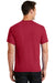 Port & Company PC55 Mens Core Short Sleeve Crewneck T-Shirt Red Back