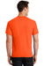 Port & Company PC55 Mens Core Short Sleeve Crewneck T-Shirt Safety Orange Back
