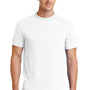 Port & Company Mens Core Short Sleeve Crewneck T-Shirt - White