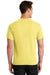 Port & Company PC55 Mens Core Short Sleeve Crewneck T-Shirt Yellow Back
