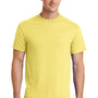 Port & Company Mens Core Short Sleeve Crewneck T-Shirt - Yellow