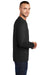 Port & Company PC55LS Mens Core Long Sleeve Crewneck T-Shirt Black Side