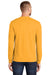 Port & Company PC55LS Mens Core Long Sleeve Crewneck T-Shirt Gold Back