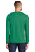 Port & Company PC55LS Mens Core Long Sleeve Crewneck T-Shirt Kelly Green Back