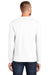 Port & Company PC55LS Mens Core Long Sleeve Crewneck T-Shirt White Back