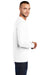 Port & Company PC55LS Mens Core Long Sleeve Crewneck T-Shirt White Side