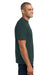 Port & Company PC55P Mens Core Short Sleeve Crewneck T-Shirt w/ Pocket Dark Green Side