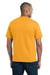 Port & Company PC55P Mens Core Short Sleeve Crewneck T-Shirt w/ Pocket Gold Back