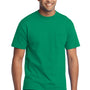 Port & Company Mens Core Short Sleeve Crewneck T-Shirt w/ Pocket - Kelly Green