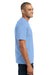 Port & Company PC55P Mens Core Short Sleeve Crewneck T-Shirt w/ Pocket Light Blue Side