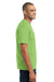 Port & Company PC55P Mens Core Short Sleeve Crewneck T-Shirt w/ Pocket Lime Green Side