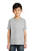 Port & Company PC55Y Youth Core Short Sleeve Crewneck T-Shirt Ash Grey Front