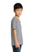 Port & Company PC55Y Youth Core Short Sleeve Crewneck T-Shirt Heather Grey Side