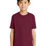 Port & Company Youth Core Short Sleeve Crewneck T-Shirt - Cardinal Red - Closeout