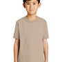 Port & Company Youth Core Short Sleeve Crewneck T-Shirt - Desert Sand