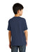 Port & Company PC55Y Youth Core Short Sleeve Crewneck T-Shirt Navy Blue Back