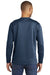 Port & Company PC590 Mens Dry Zone Performance Moisture Wicking Fleece Crewneck Sweatshirt Navy Blue Back