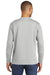 Port & Company PC590 Mens Dry Zone Performance Moisture Wicking Fleece Crewneck Sweatshirt Silver Grey Back