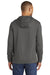 Port & Company PC590H Mens Dry Zone Performance Moisture Wicking Fleece Hooded Sweatshirt Hoodie Charcoal Grey Back