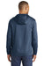 Port & Company PC590H Mens Dry Zone Performance Moisture Wicking Fleece Hooded Sweatshirt Hoodie Navy Blue Back