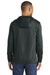 Port & Company PC590H Mens Dry Zone Performance Moisture Wicking Fleece Hooded Sweatshirt Hoodie Black Back
